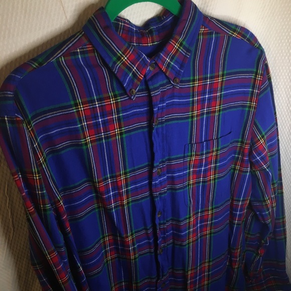 Saddlebred | Men’s 100% Cotton Colorful Plaid Button Down Shirt - Picture 1 of 12